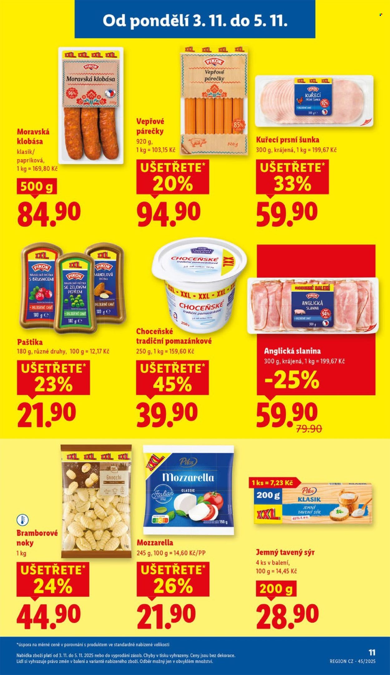 Leták Lidl - 3.11.2025 - 5.11.2025. Strana 11