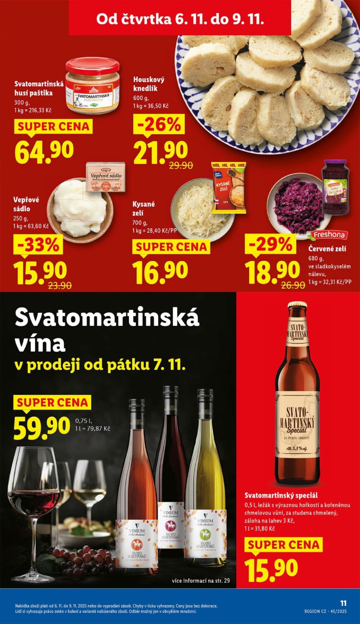 Leták Lidl - 6.11.2025 - 9.11.2025. Strana 11