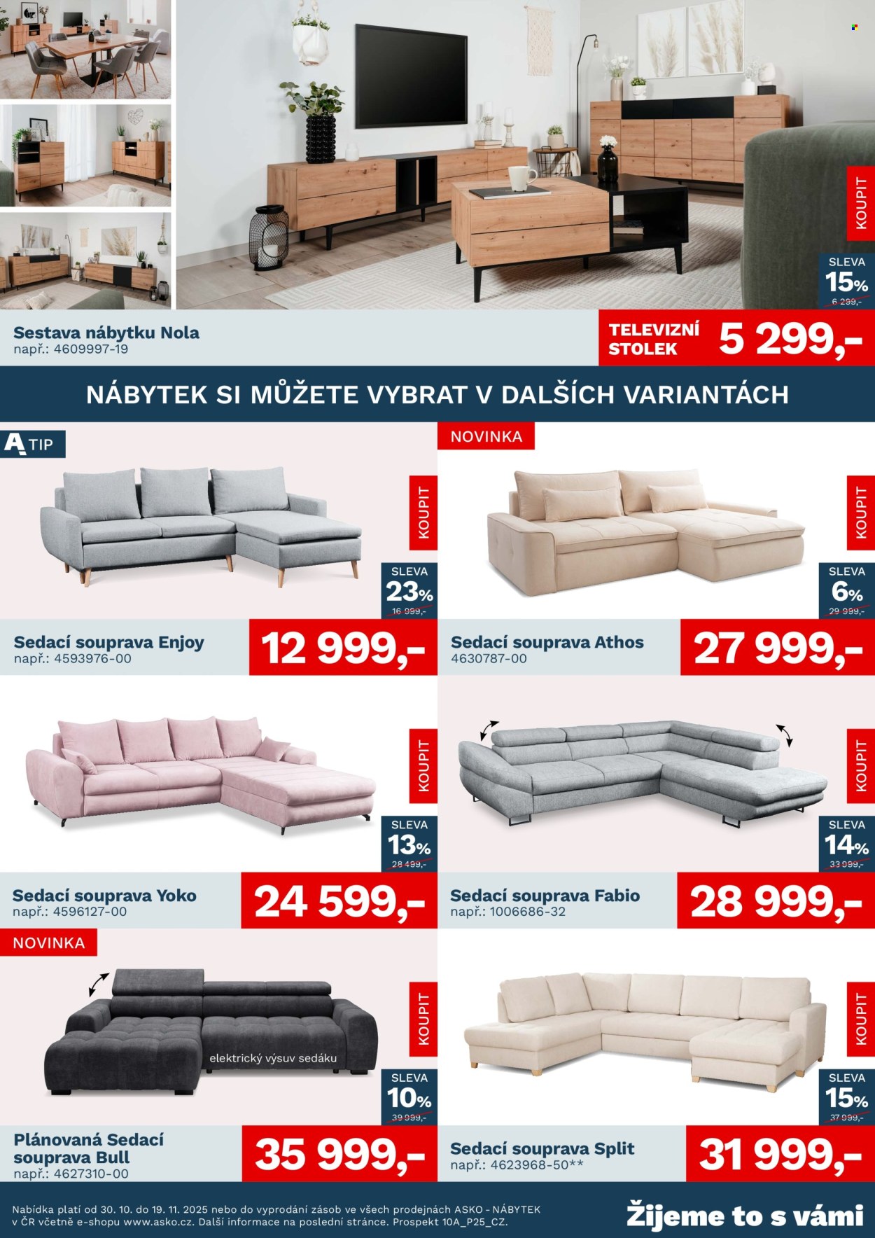 Leták ASKO - 30.10.2025 - 19.11.2025. Strana 2