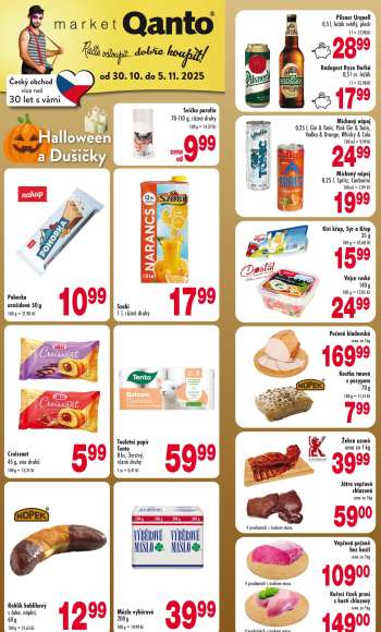 Leták Qanto market - 30.10.2025 - 5.11.2025.