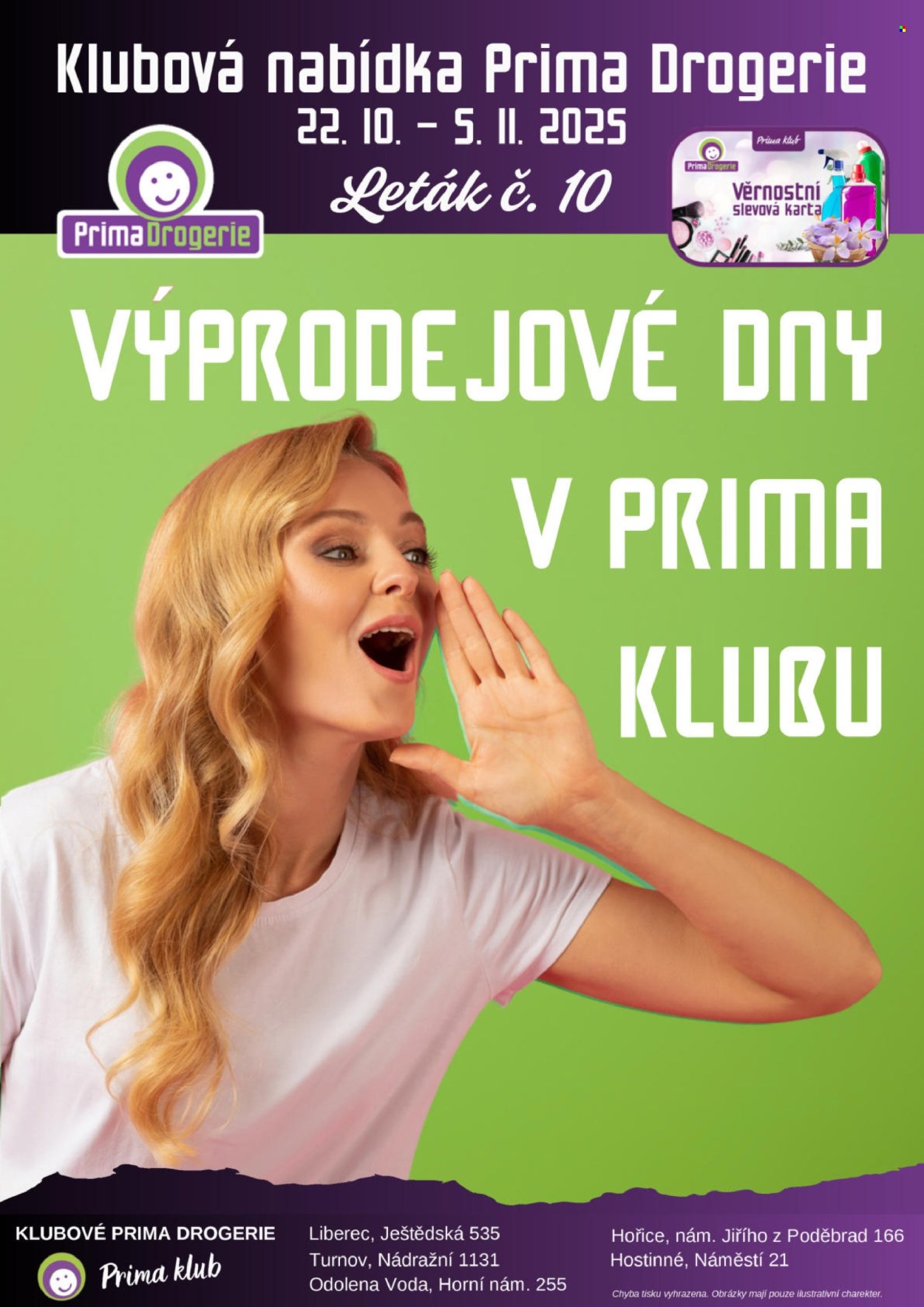 Leták Prima Drogerie - 22.10.2025 - 5.11.2025. Strana 1