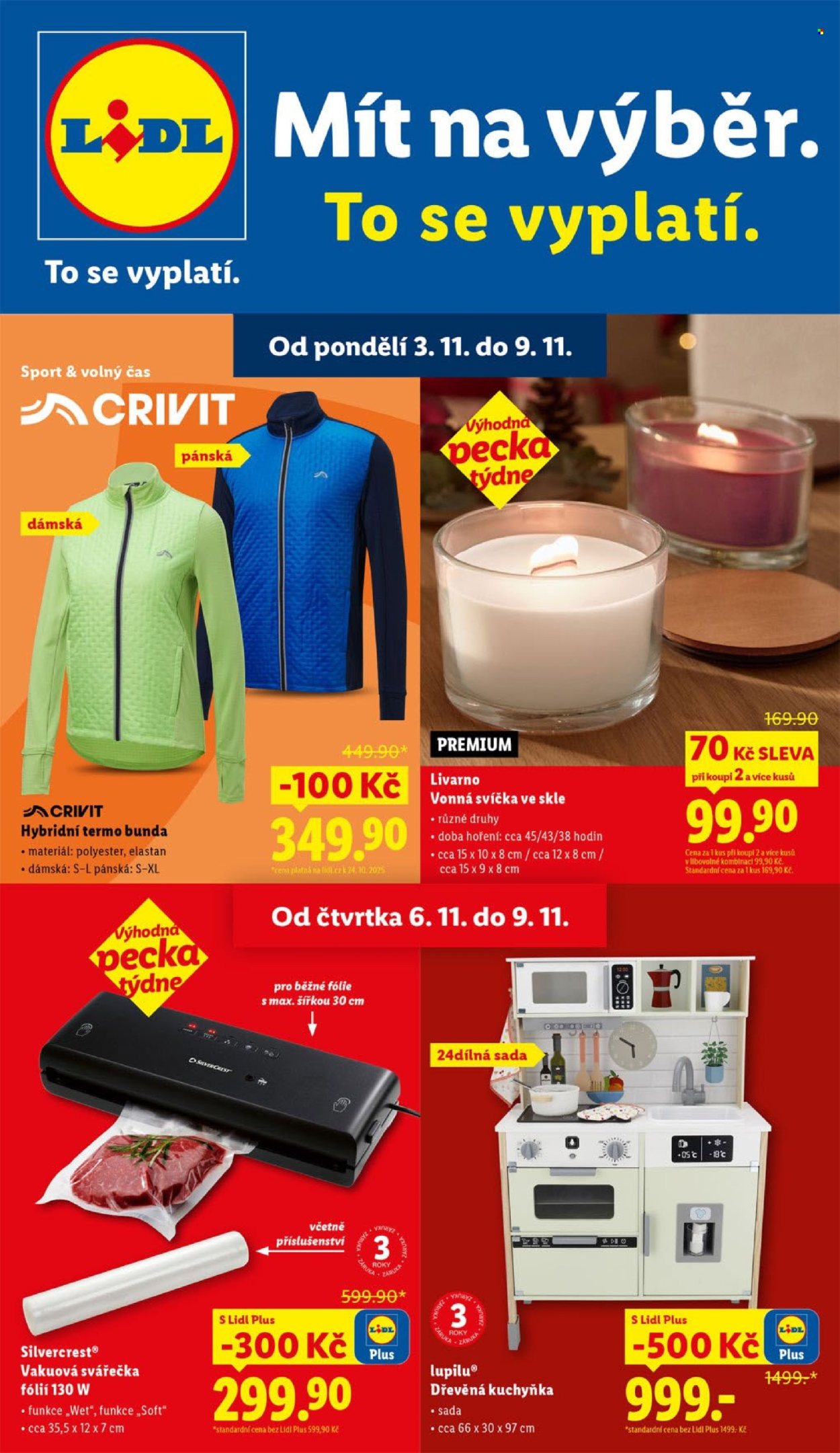 Leták Lidl - 3.11.2025 - 9.11.2025. Strana 1
