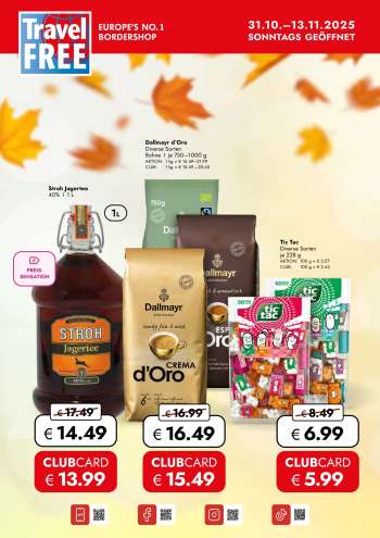 Leták Travel FREE - 31.10.2025 - 13.11.2025.