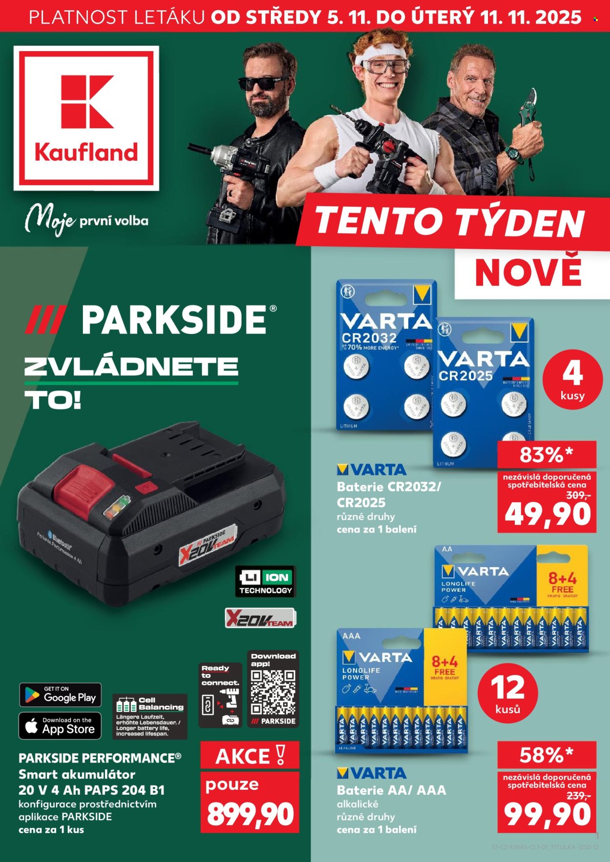 Leták Kaufland - 5.11.2025 - 11.11.2025. Strana 1