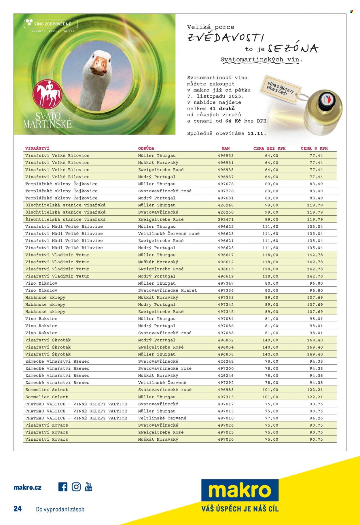 Leták MAKRO - 5.11.2025 - 18.11.2025. Strana 26