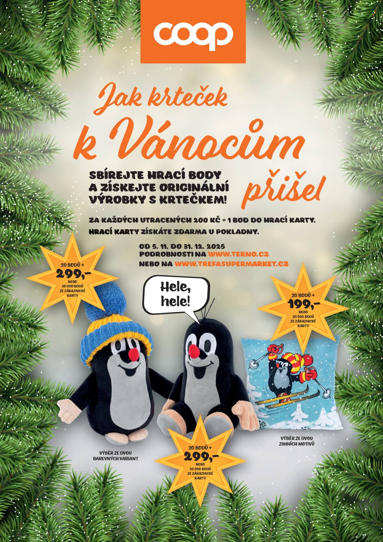 Leták TREFA coop - 5.11.2025 - 31.12.2025. Strana 1