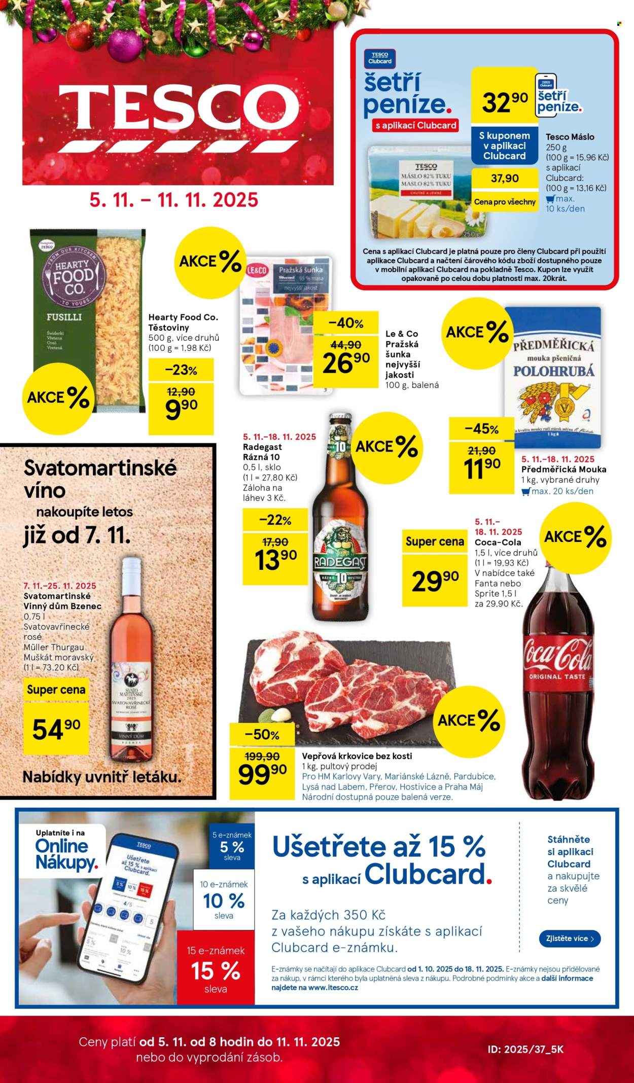 Leták TESCO - 5.11.2025 - 11.11.2025. Strana 1