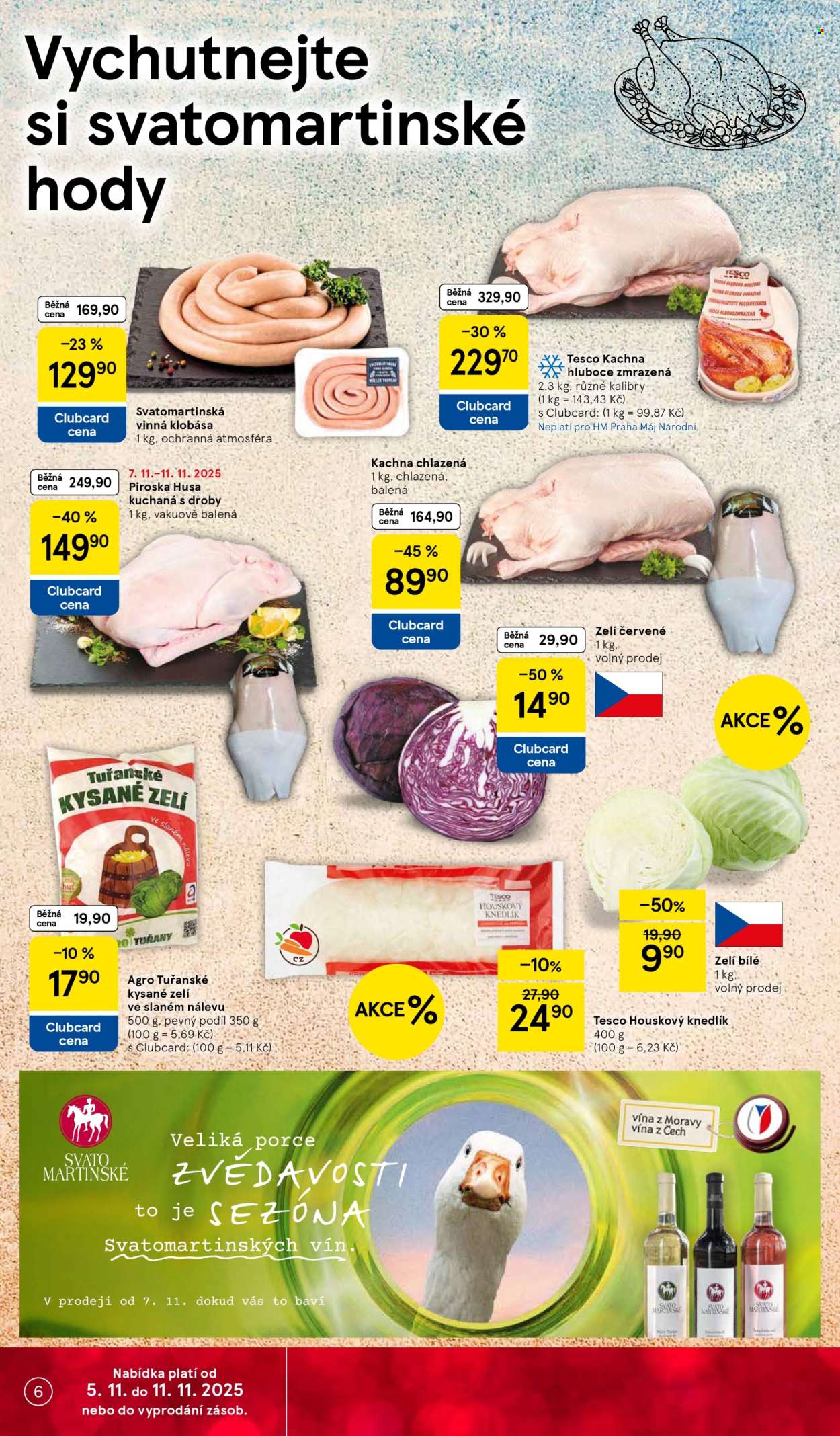 Leták TESCO - 5.11.2025 - 11.11.2025. Strana 6