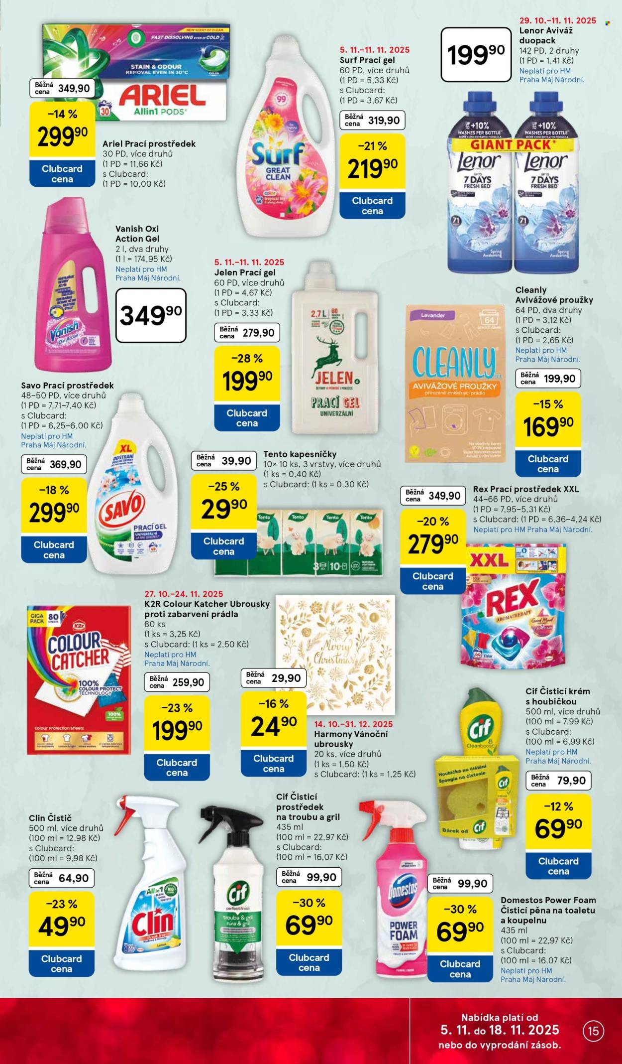 Leták TESCO - 5.11.2025 - 11.11.2025. Strana 15