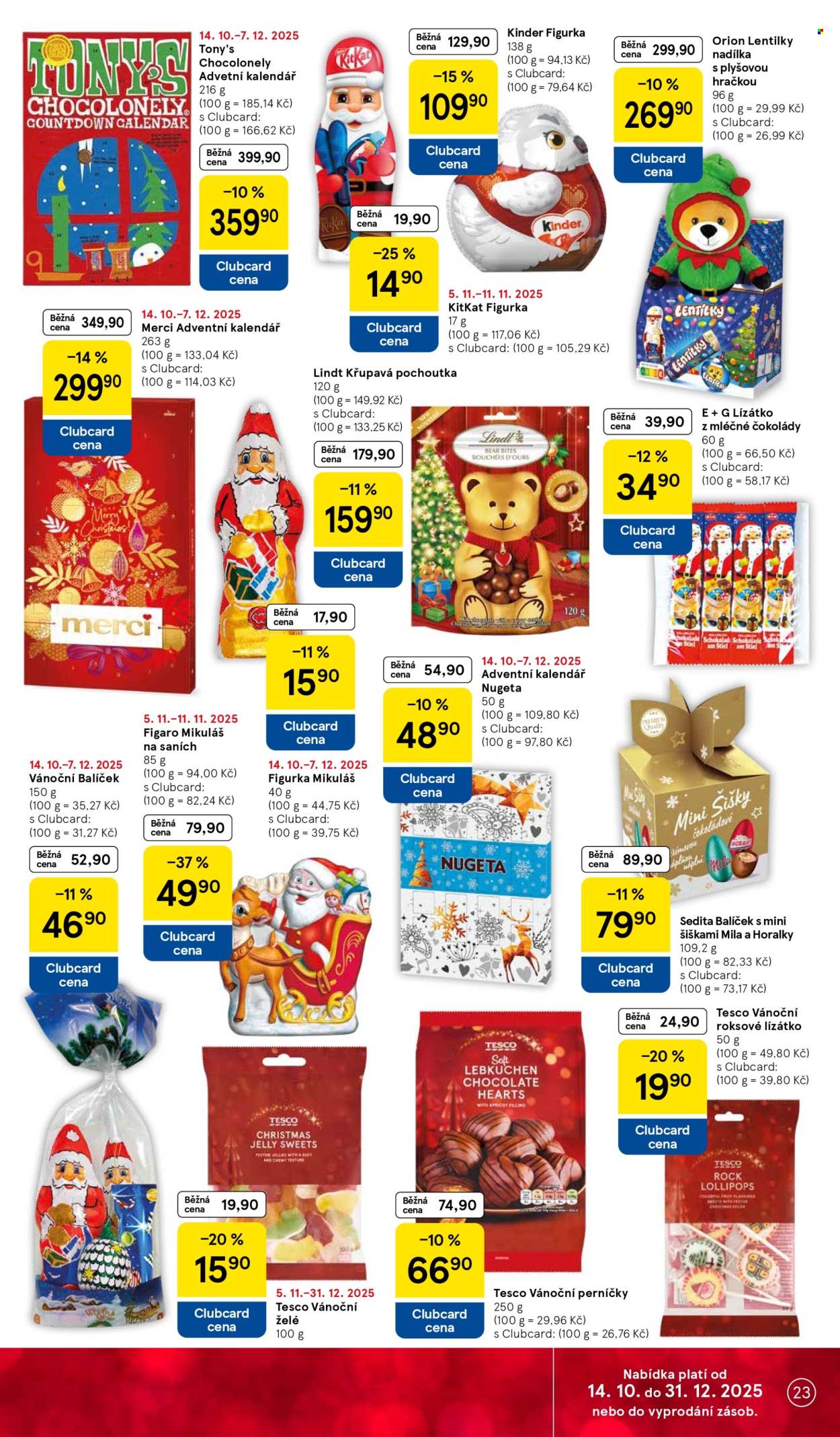 Leták TESCO - 5.11.2025 - 11.11.2025. Strana 23