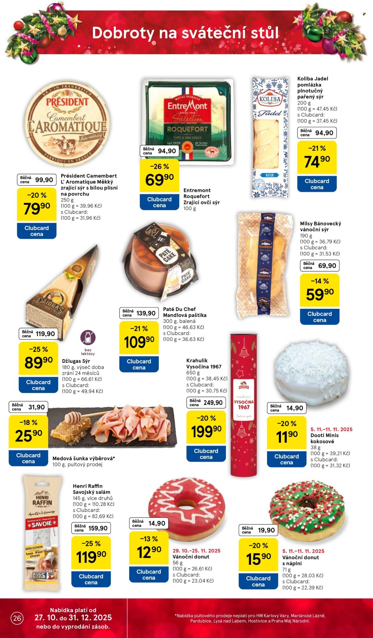 Leták TESCO - 5.11.2025 - 11.11.2025. Strana 26