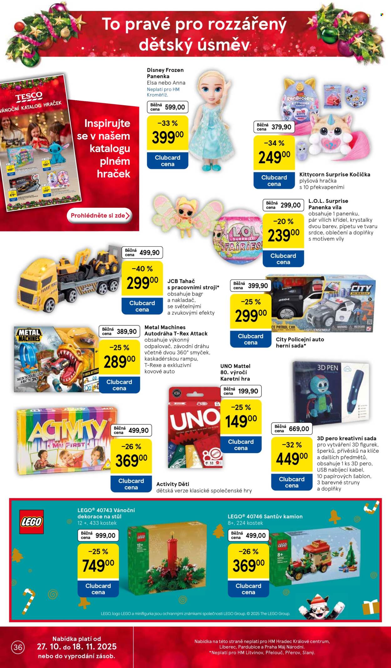 Leták TESCO - 5.11.2025 - 11.11.2025. Strana 36