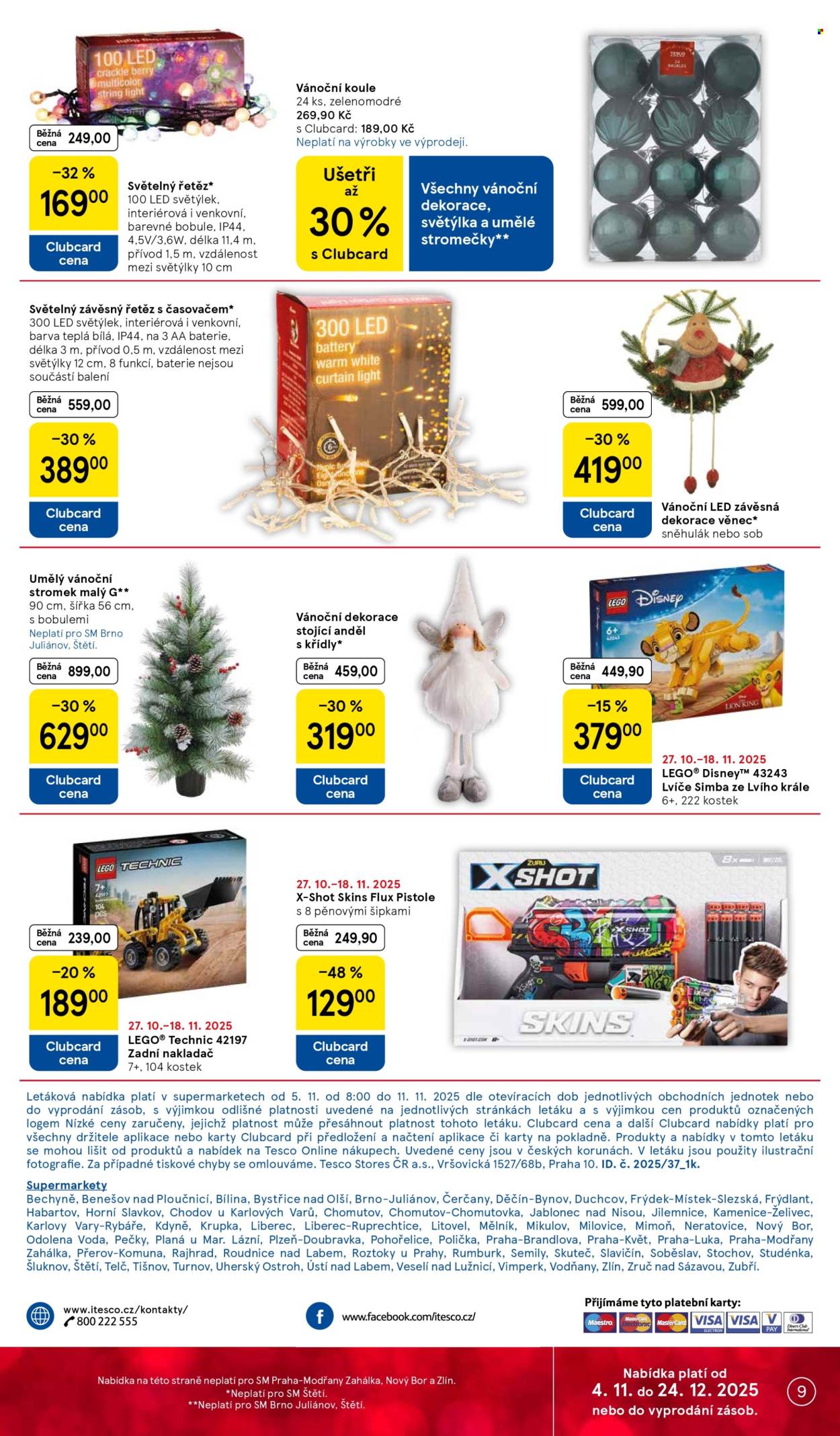 Leták TESCO supermarket - 5.11.2025 - 11.11.2025. Strana 9