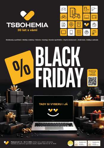 Leták T.S. BOHEMIA - 1.11.2025 - 30.11.2025.