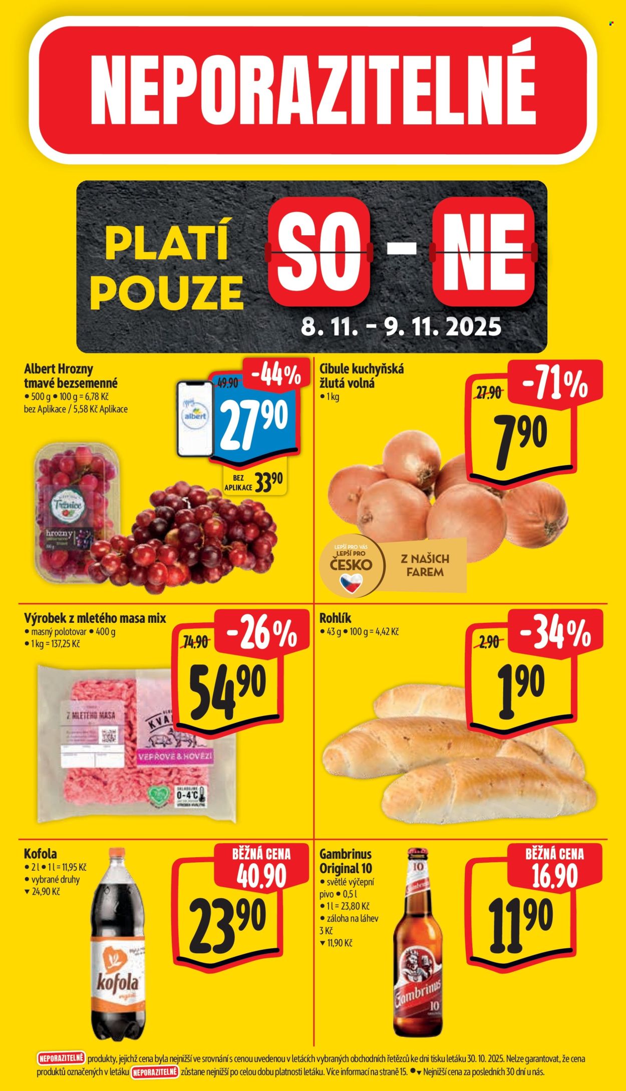 Leták Albert Supermarket - 5.11.2025 - 11.11.2025. Strana 49