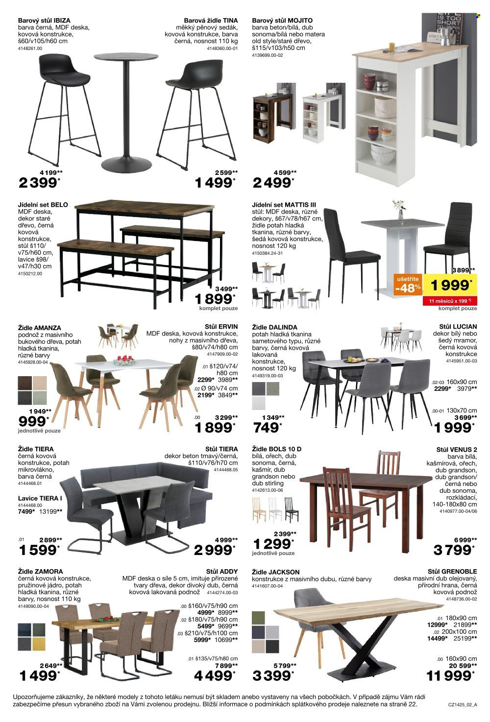 Leták SCONTO NÁBYTEK - 5.11.2025 - 25.11.2025. Strana 2