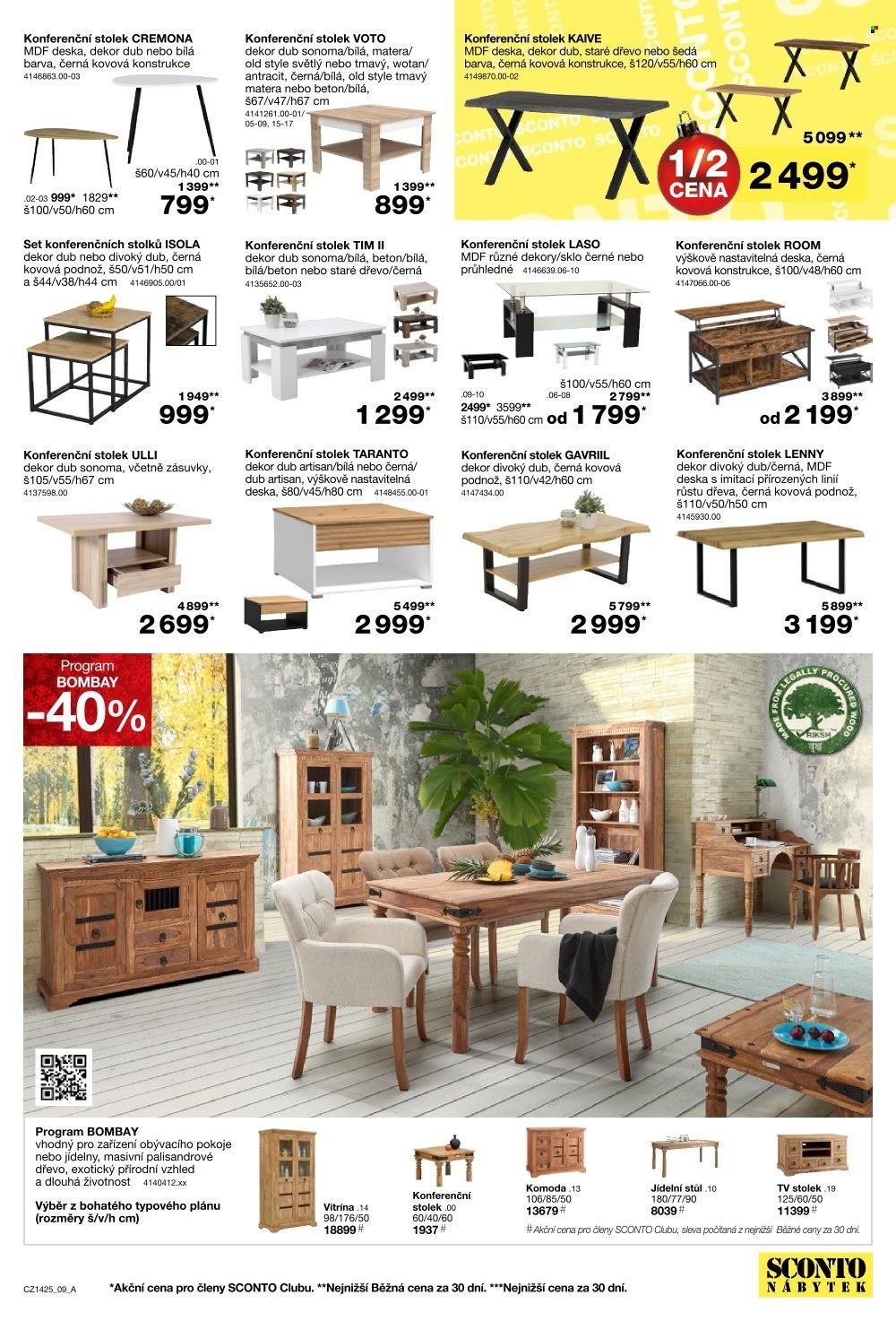Leták SCONTO NÁBYTEK - 5.11.2025 - 25.11.2025. Strana 9