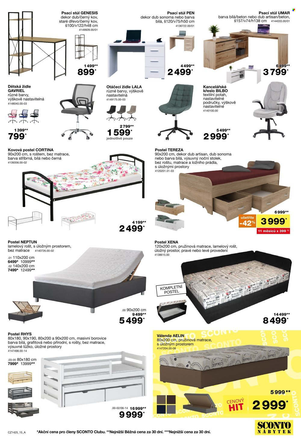 Leták SCONTO NÁBYTEK - 5.11.2025 - 25.11.2025. Strana 15