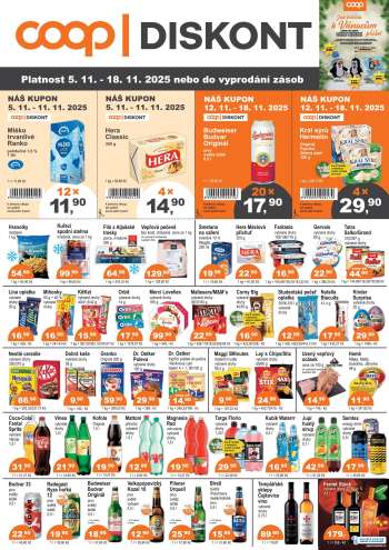 Leták coop DISKONT - 5.11.2025 - 18.11.2025.
