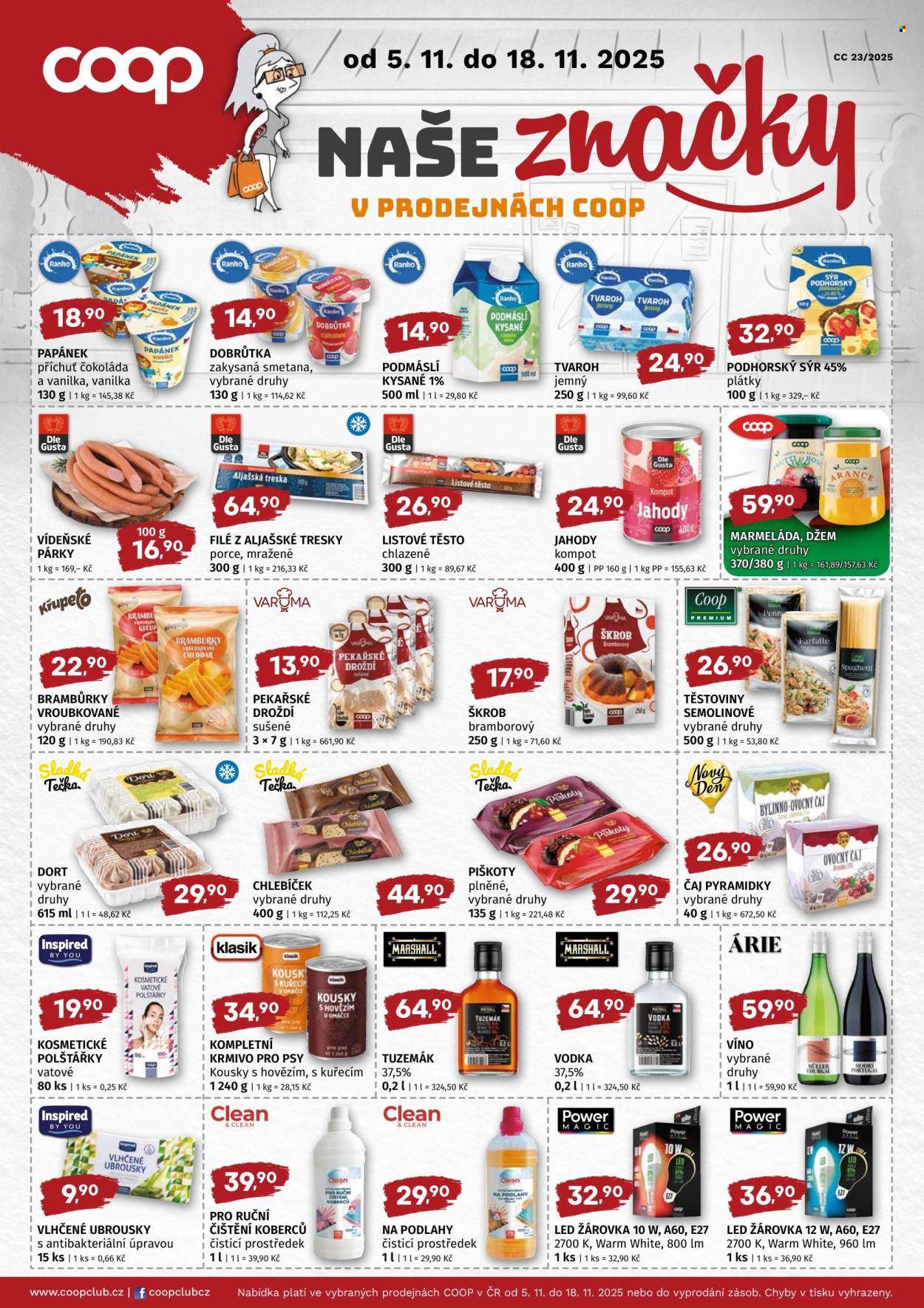 Leták coop TUTY - 5.11.2025 - 18.11.2025. Strana 2