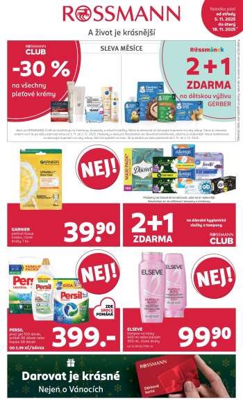Leták ROSSMANN - 5.11.2025 - 18.11.2025.