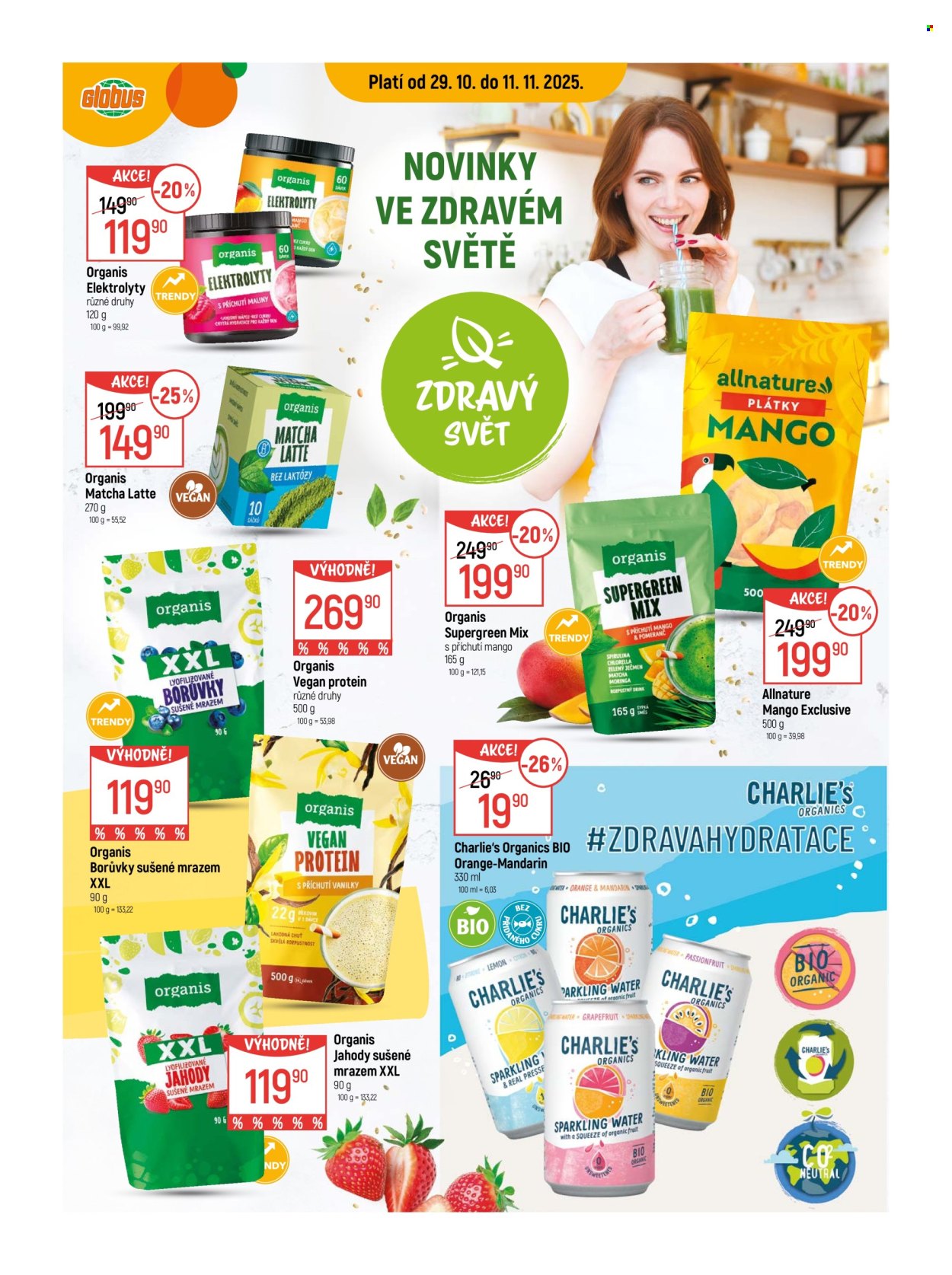 Leták Globus - 29.10.2025 - 11.11.2025. Strana 1