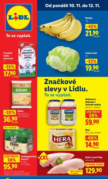 Leták Lidl - 10.11.2025 - 12.11.2025.