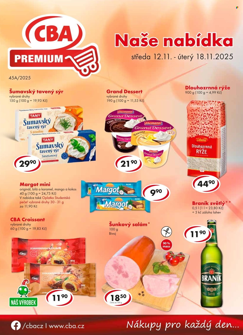 Leták CBA Premium - 12.11.2025 - 18.11.2025. Strana 1