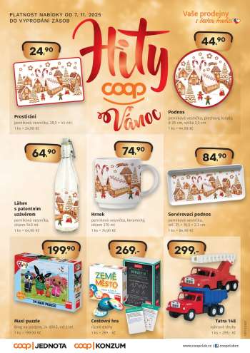 Leták Konzum - 7.11.2025 - 24.12.2025.