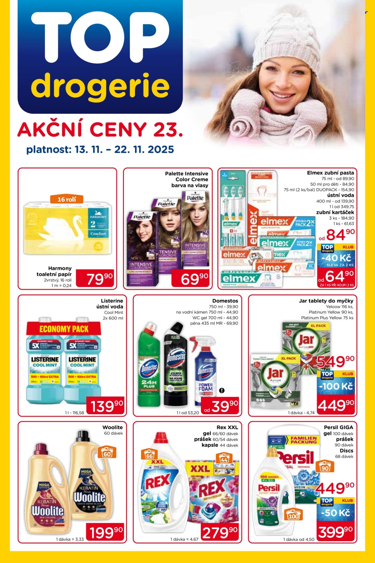 Leták TOP drogerie - 13.11.2025 - 22.11.2025. Strana 1