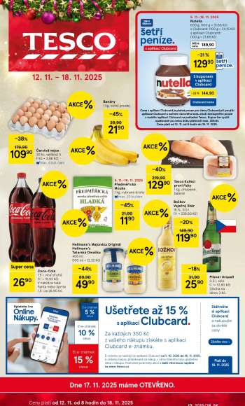 Leták TESCO - 12.11.2025 - 18.11.2025.