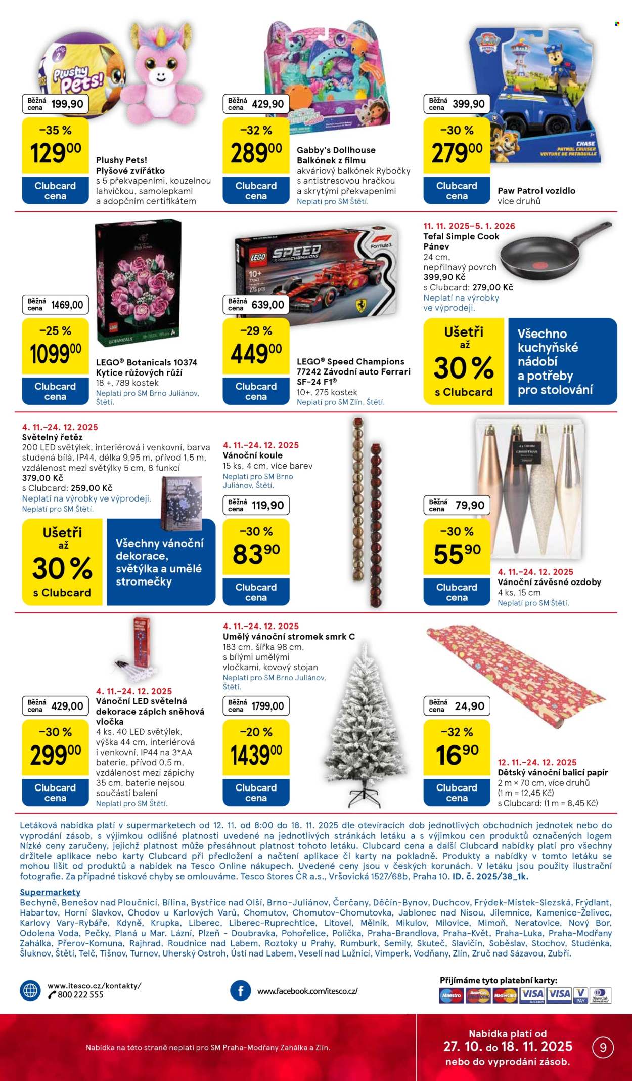 Leták TESCO supermarket - 12.11.2025 - 18.11.2025. Strana 9