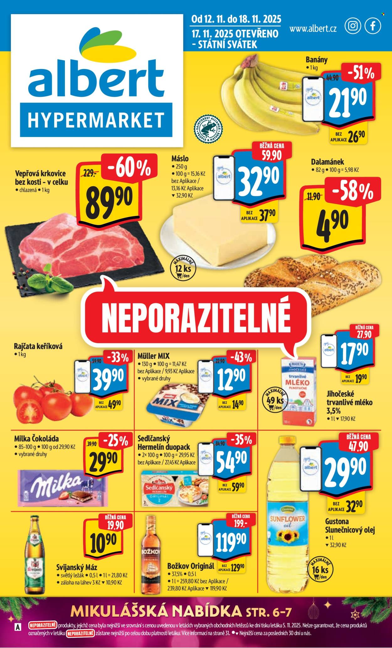 Leták Albert Hypermarket - 12.11.2025 - 18.11.2025. Strana 1