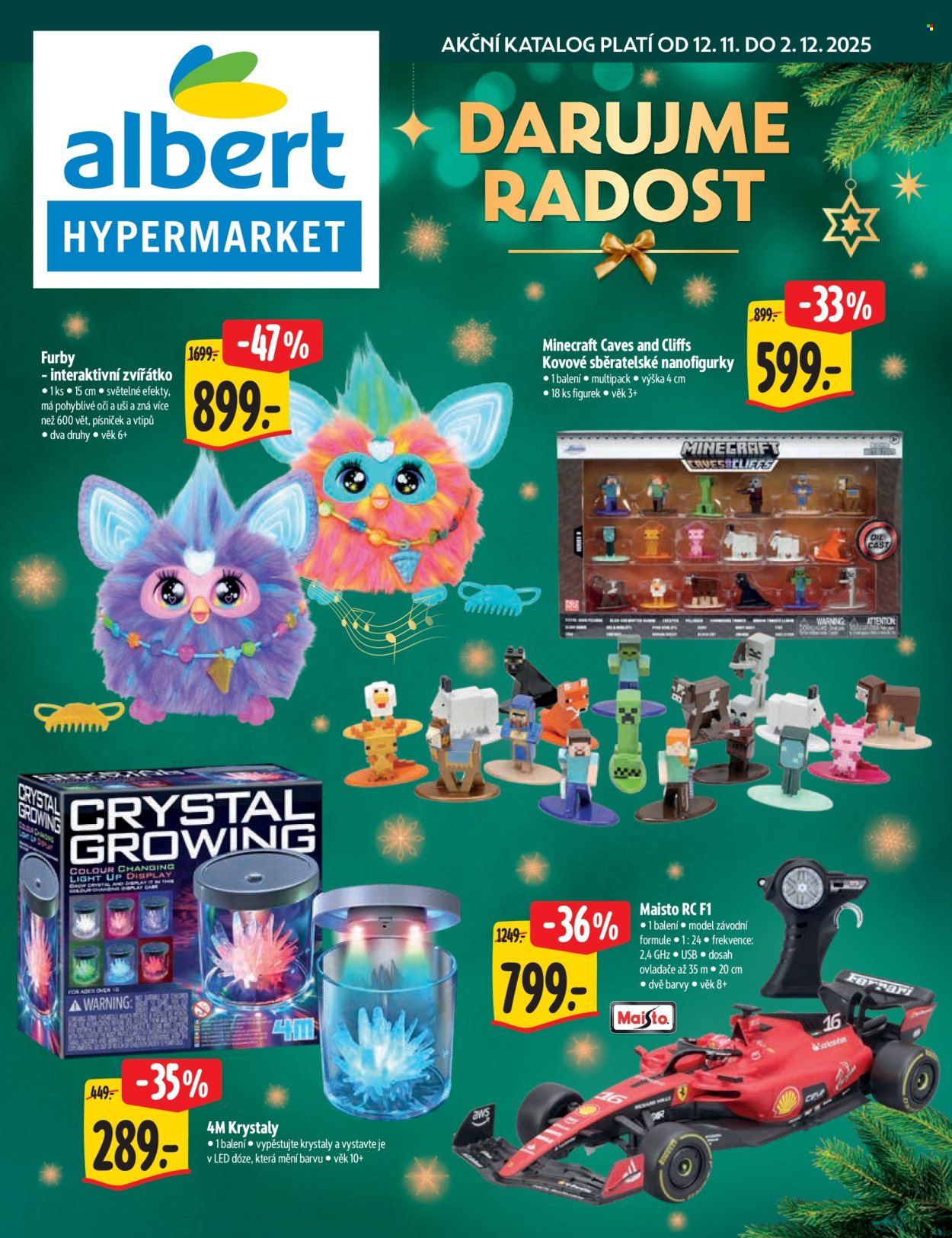 Leták Albert Hypermarket - 12.11.2025 - 2.12.2025. Strana 1