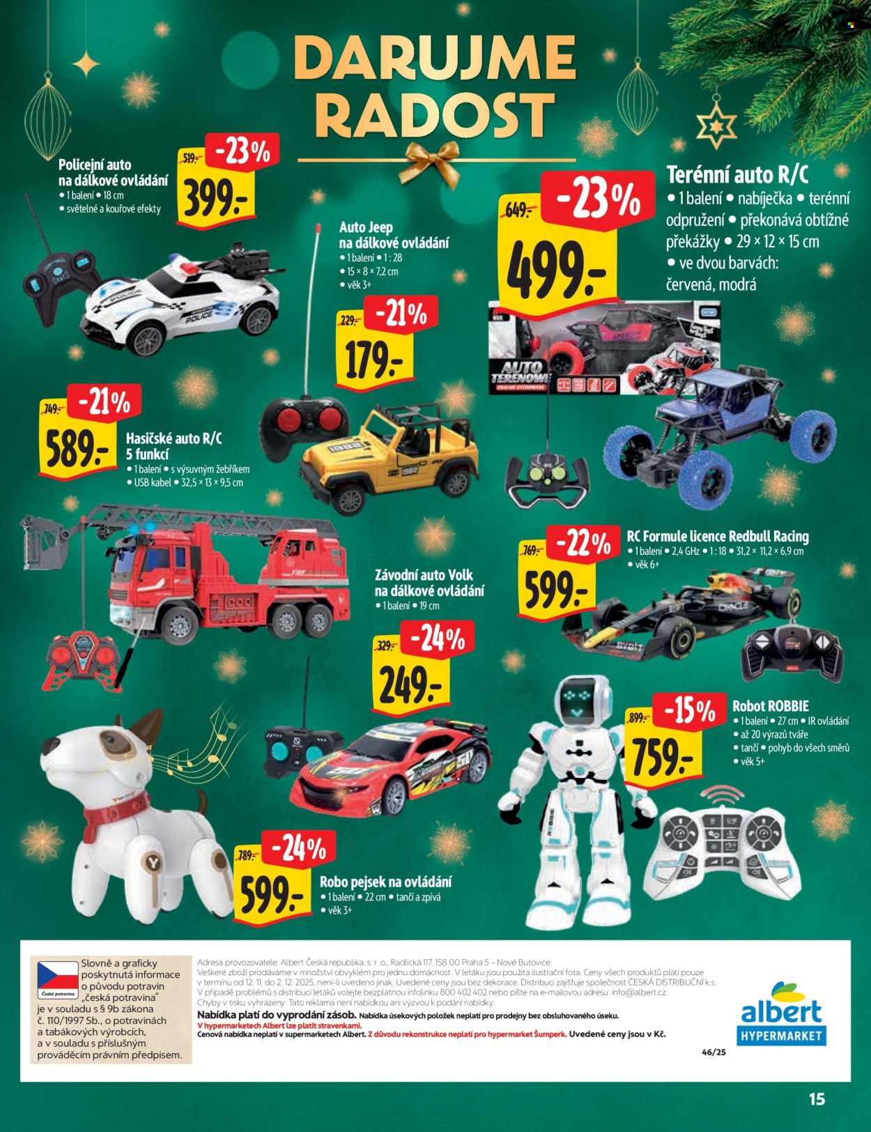 Leták Albert Hypermarket - 12.11.2025 - 2.12.2025. Strana 15