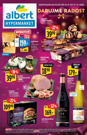 Leták Albert Hypermarket - 12.11.2025 - 31.12.2025.