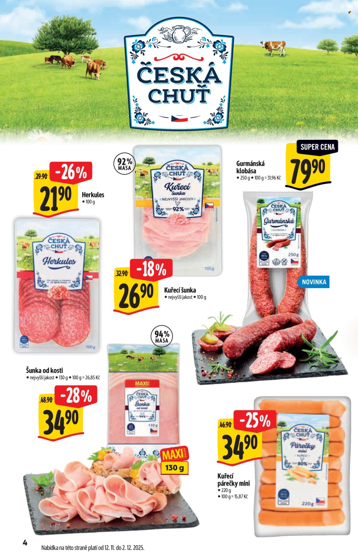 Leták Albert Hypermarket - 12.11.2025 - 31.12.2025. Strana 4