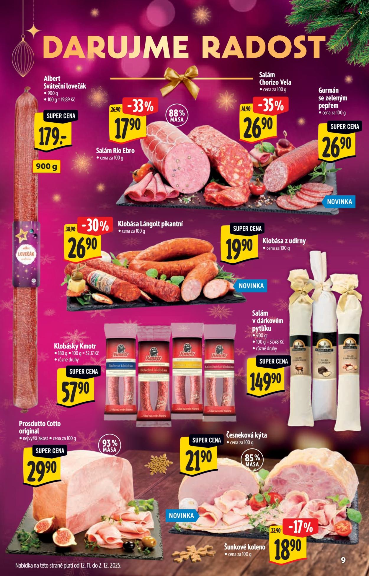 Leták Albert Hypermarket - 12.11.2025 - 31.12.2025. Strana 9