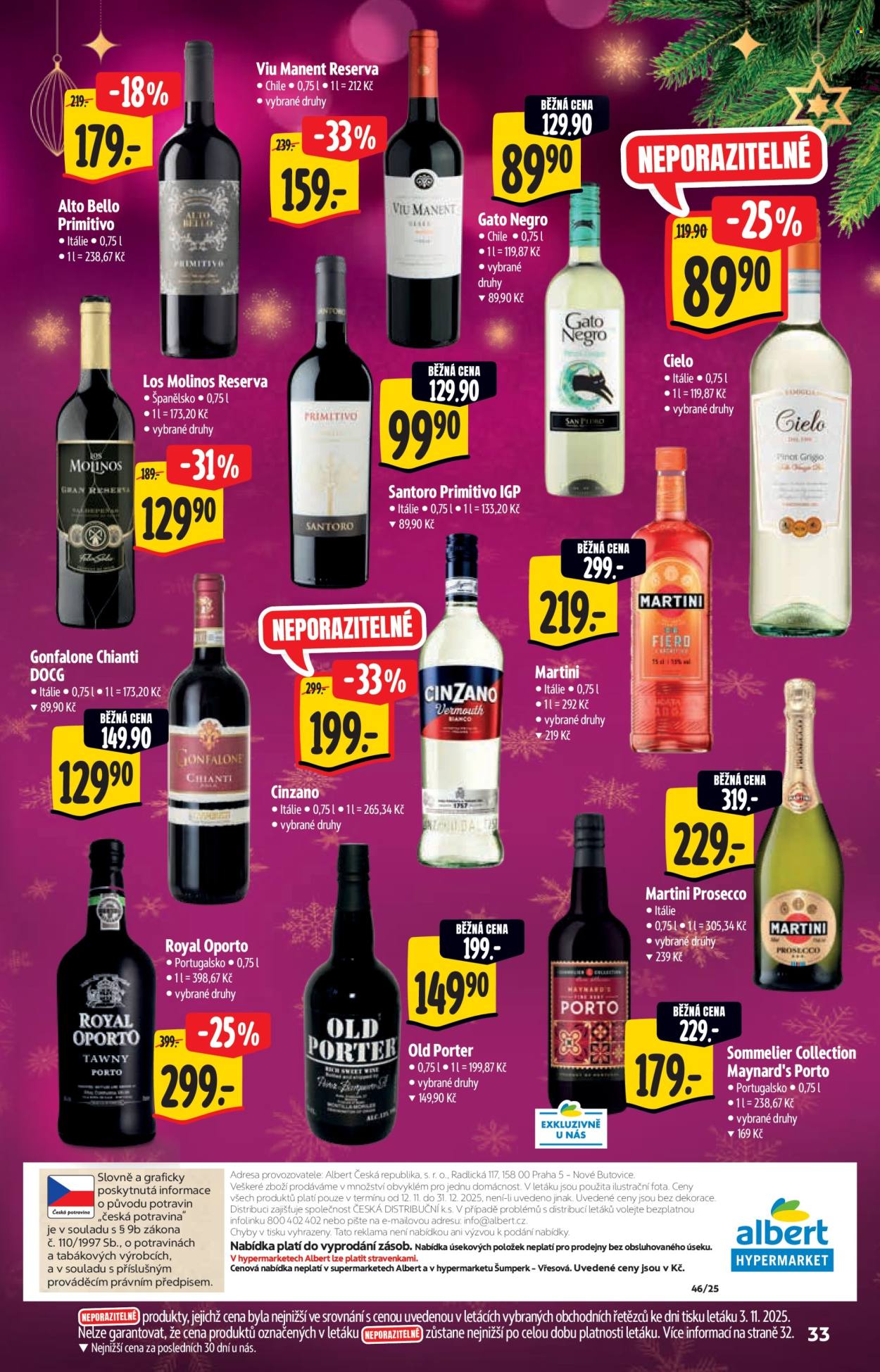 Leták Albert Hypermarket - 12.11.2025 - 31.12.2025. Strana 33