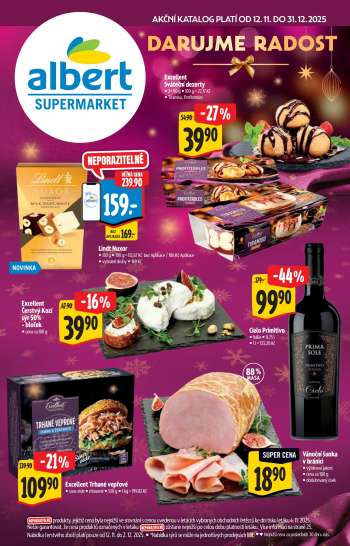 Leták Albert Supermarket - 12.11.2025 - 31.12.2025.