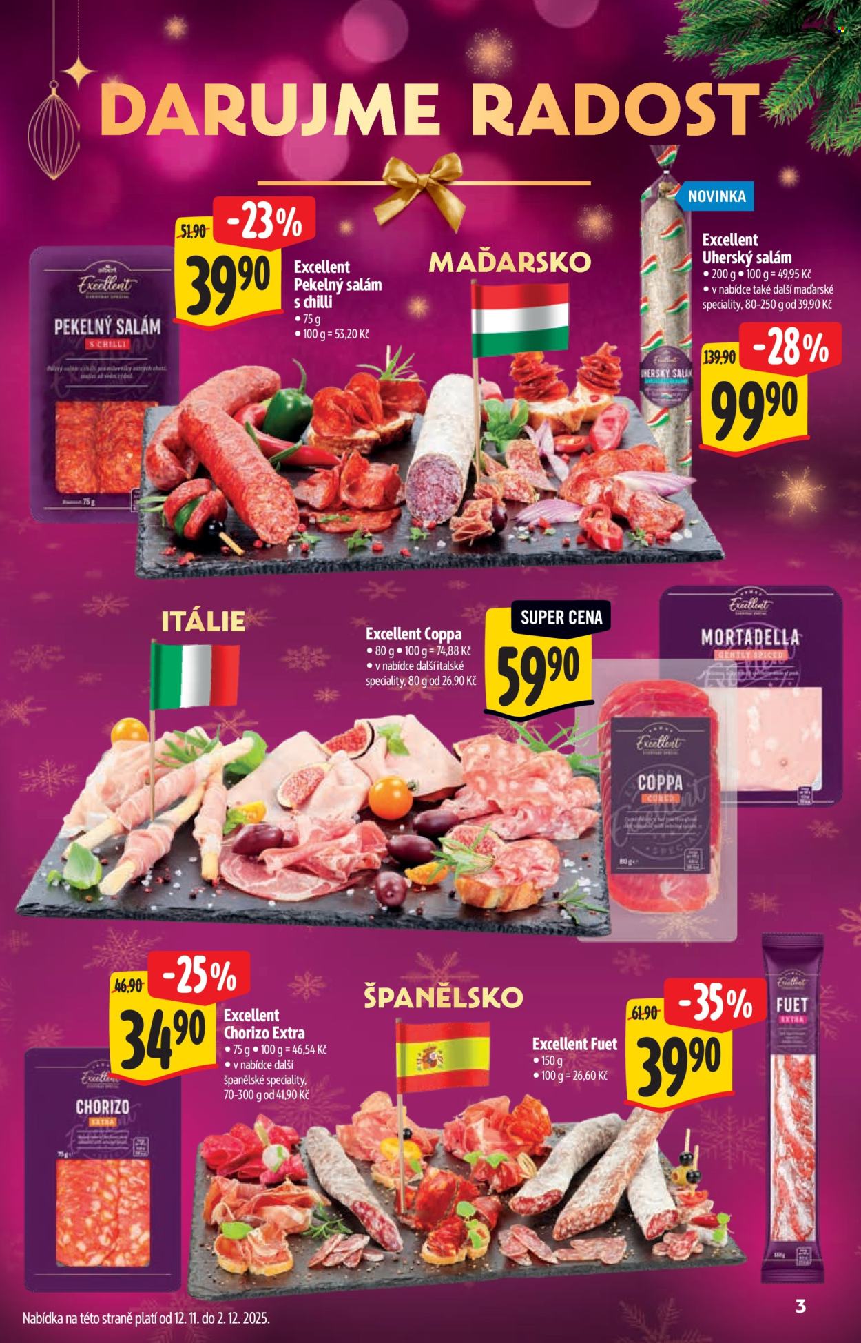 Leták Albert Supermarket - 12.11.2025 - 31.12.2025. Strana 3