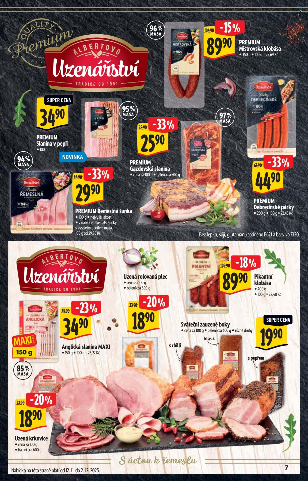 Leták Albert Supermarket - 12.11.2025 - 31.12.2025. Strana 7