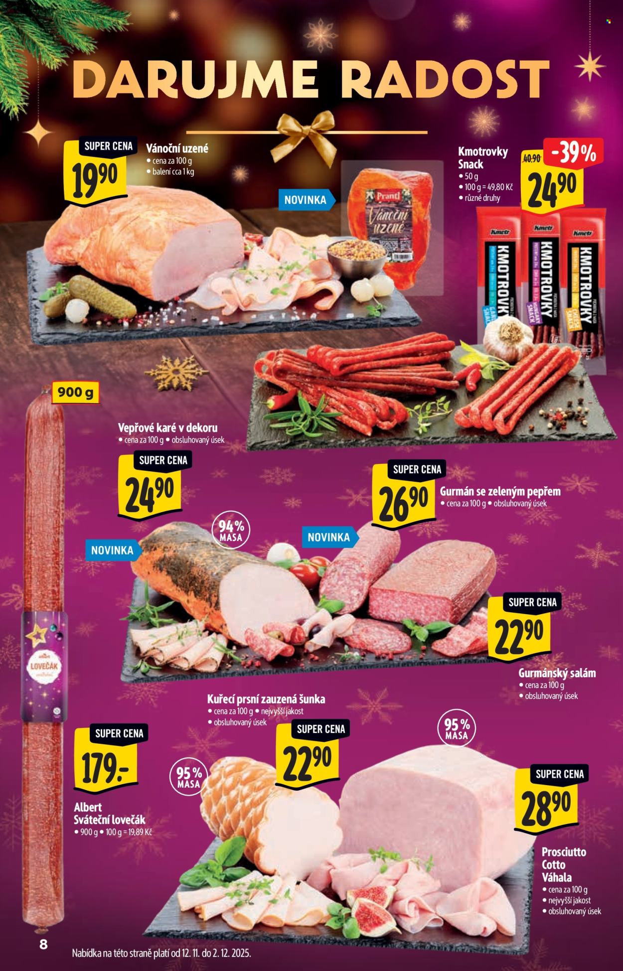 Leták Albert Supermarket - 12.11.2025 - 31.12.2025. Strana 8