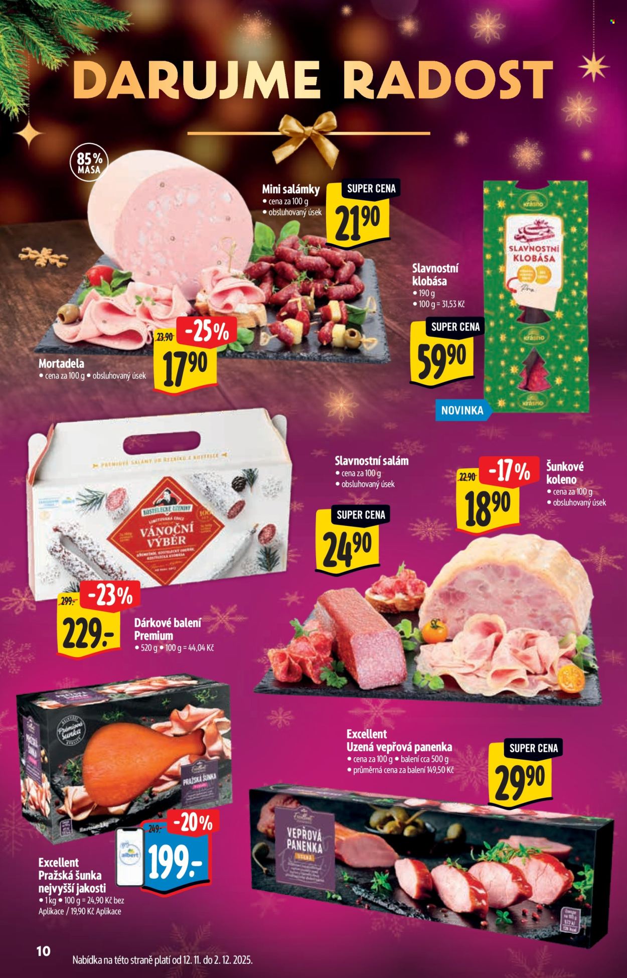 Leták Albert Supermarket - 12.11.2025 - 31.12.2025. Strana 10
