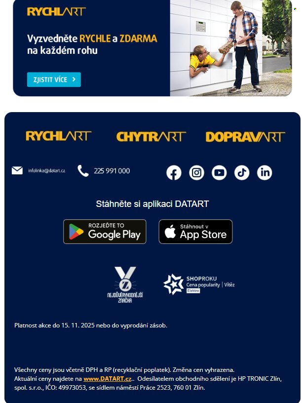 Leták DATART - 11.11.2025 - 15.11.2025. Strana 5