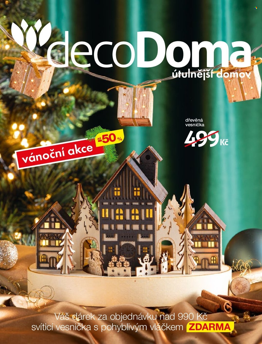 Leták decoDoma. Strana 1