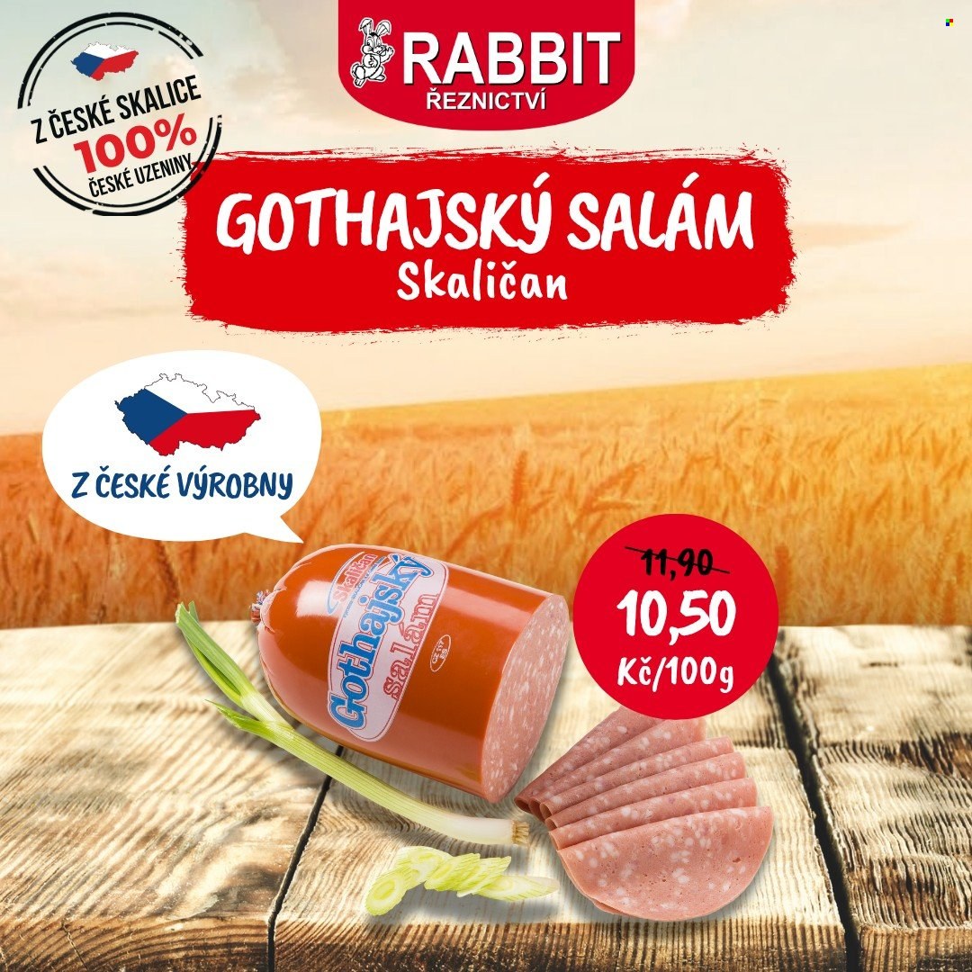 Leták RABBIT řeznictví - 11.11.2025 - 16.11.2025. Strana 4