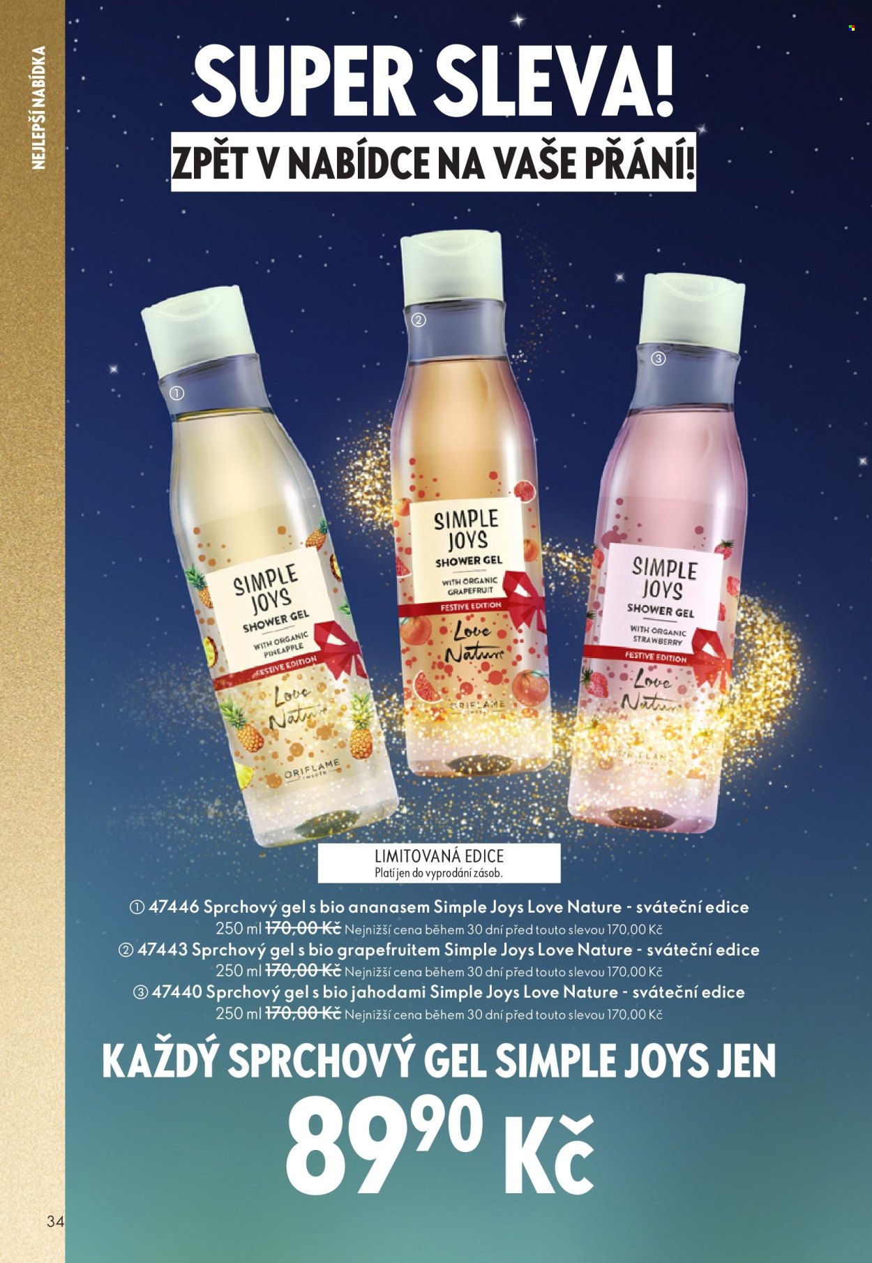 Leták ORIFLAME - 12.11.2025 - 2.12.2025. Strana 34