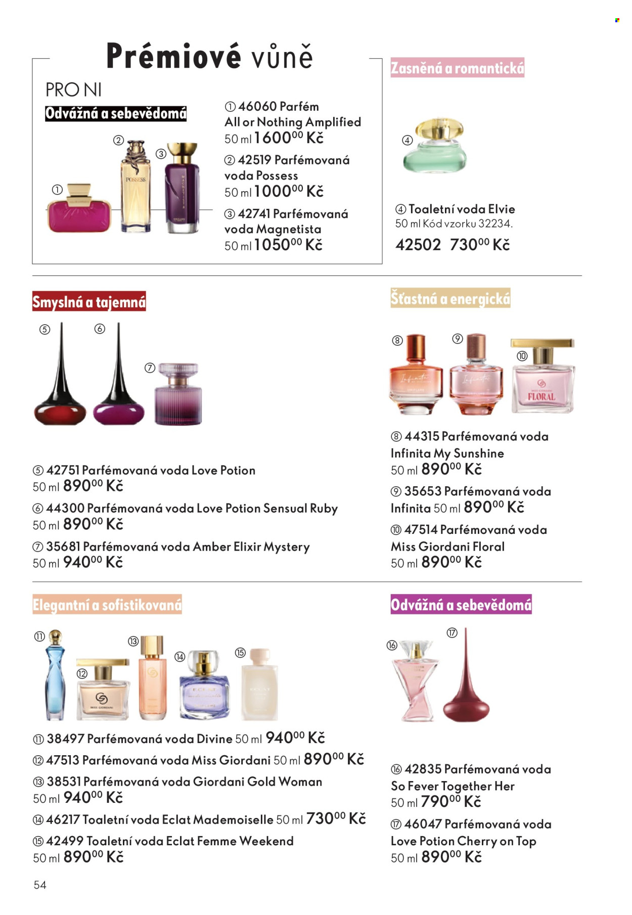 Leták ORIFLAME - 12.11.2025 - 2.12.2025. Strana 54