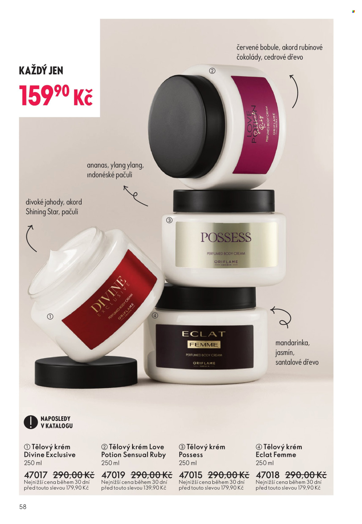 Leták ORIFLAME - 12.11.2025 - 2.12.2025. Strana 58